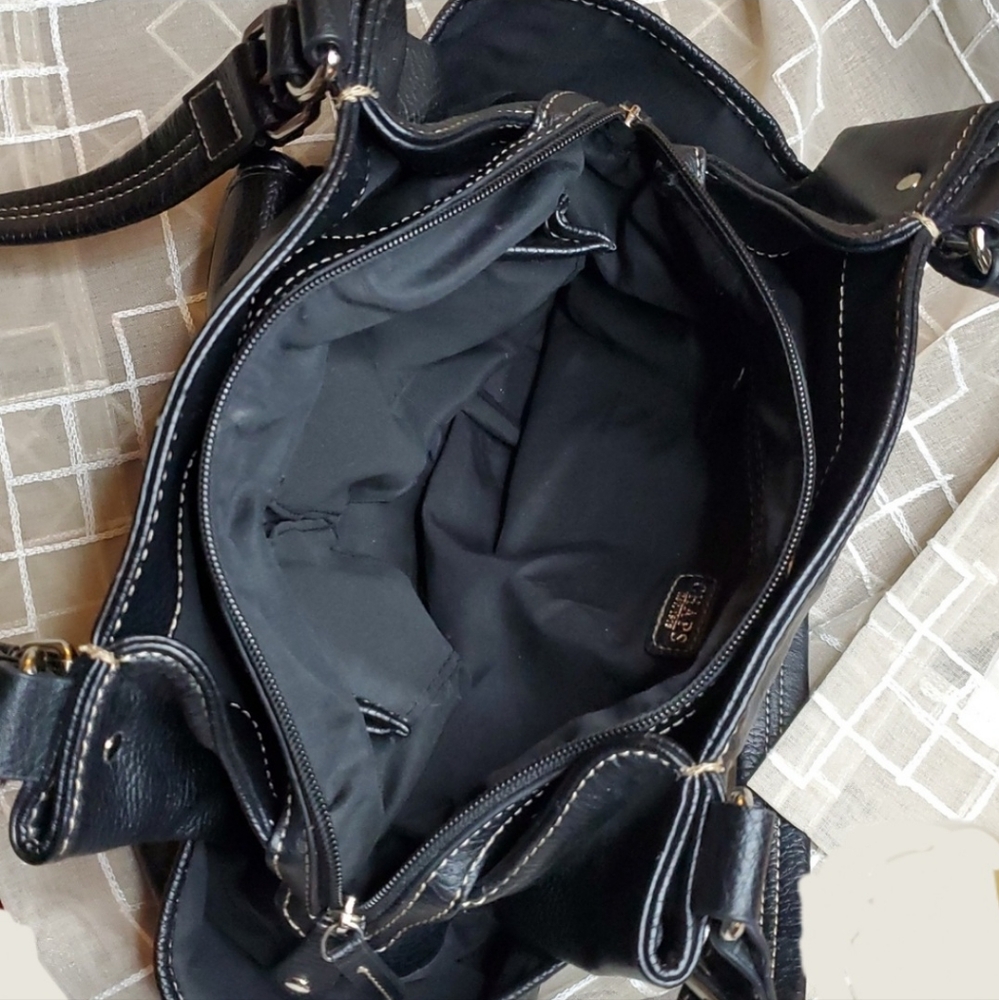 Black Faux Leather Handbag‎ - Picture 5 of 11